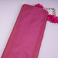 Pink Solid Shimmer Tissue Fabric NFS-11