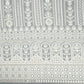 Off White Dyeable Chikankari Mirror Embroidery Georgette Fabric AT-30351