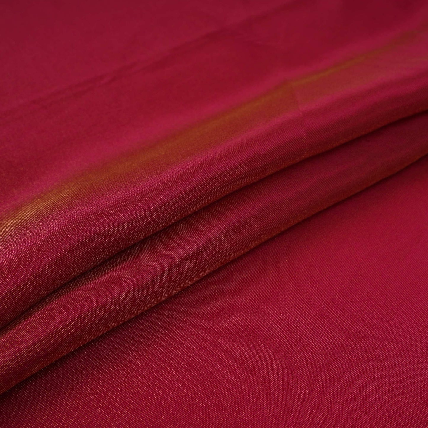 Red Solid Shimmer Tissue Fabric NFS-14