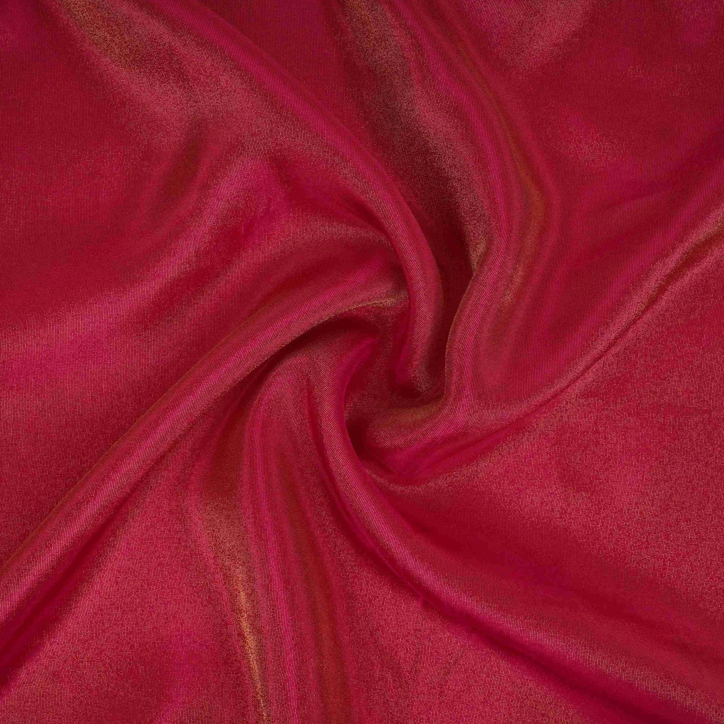 Red Solid Shimmer Tissue Fabric NFS-14