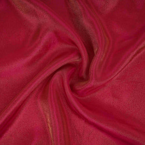 Red Solid Shimmer Tissue Fabric NFS-14 - TradeUNO