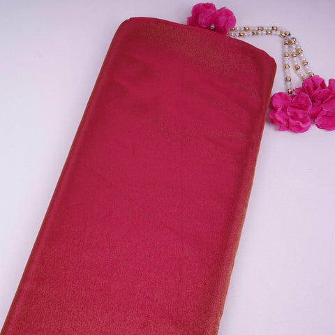 Red Solid Shimmer Tissue Fabric NFS-14