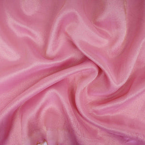 Baby Pink Solid Shimmer Tissue Fabric NFS-03 - TradeUNO