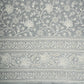 Off White Dyeable Chikankari Embroidery Georgette Fabric AT-30353