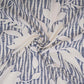 Blue Floral Print Cotton Fabric DE-32298