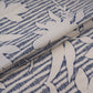 Blue Floral Print Cotton Fabric DE-32298
