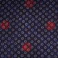 Black With Multicolor Polka Dot Cotton Fabric DE-32297