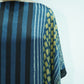Teal Blue with Black Ajrakh print Modal Silk Kaftan EEG-31615