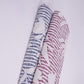 Blue Floral Print Cotton Fabric DE-32298