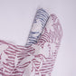 Blue Floral Print Cotton Fabric DE-32298