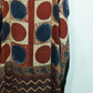 Red with Cream Polka Dot print Modal Silk Kaftan EEG-31633