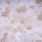 Off White floral Sequins embroidery Pure 27gm Organza Fabric GPF-32286