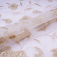 Off White floral Sequins embroidery Pure 27gm Organza Fabric GPF-32286
