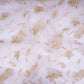 Off White floral Sequins embroidery Pure 27gm Organza Fabric GPF-32286