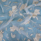 Sky Blue floral Sequins embroidery Pure 27gm Organza Fabric GPF-32284