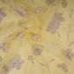 Lime Green floral Sequins embroidery Pure 27gm Organza Fabric GPF-32283