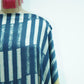 Teal Blue Ajrakh print Modal Silk Kaftan EEG-31623