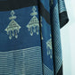 Teal Blue Ajrakh print Modal Silk Kaftan EEG-31624