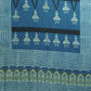 Teal Blue Ajrakh print Modal Silk Kaftan EEG-31624
