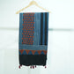 Teal Blue Ajrakh print Modal Silk Kaftan EEG-31627