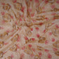 Cream Floral Thread Embroidery Chanderi Fabric UMS-32292