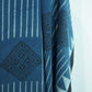 Teal Blue with Black Ajrakh print Modal Silk Kaftan EEG-31614