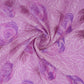 Lavender Floral Thread Embroidery Chanderi Fabric UMS-32291