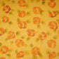 Yellow Floral Thread Embroidery Chanderi Fabric UMS-32290