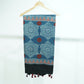 Teal Blue Ajrakh print Modal Silk Kaftan EEG-31626