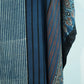 Teal Blue Ajrakh print Modal Silk Kaftan EEG-31642