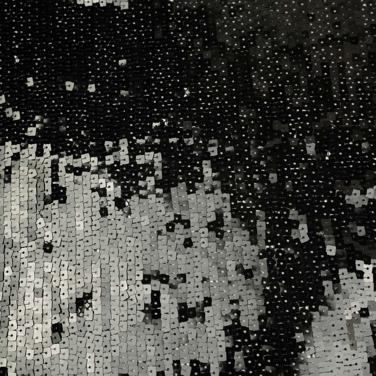 Black Sequin Net Fabric CF-34651 – image 2 of 4