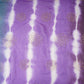 Purple with White Sequins embroidery Shibori Chinon Fabric VF-32278