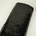 Black Sequin Net Fabric CF-34651