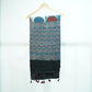 Indigo Polka Dot Modal Silk Kaftan EEG-31595
