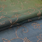 Blue with Green 4D Sequins embroidery Malai Chanderi Fabric VF-32236