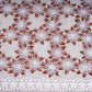 Brown Cutdana Floral Schiffli Embroidery Crepe Fabric DVT-30572