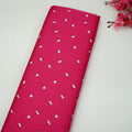 Pink Floral Buti Print Modal Satin Fabric SC-35207