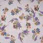 White With Multicolor Floral Print Cotton Schiffli Fabric LI-32154