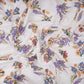 White With Multicolor Floral Print Cotton Schiffli Fabric LI-32154
