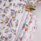 White With Multicolor Floral Print Cotton Schiffli Fabric LI-32154