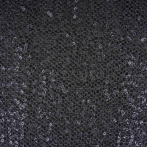 Black Sequins Embroidery Net Fabric LI-32173 - TradeUNO