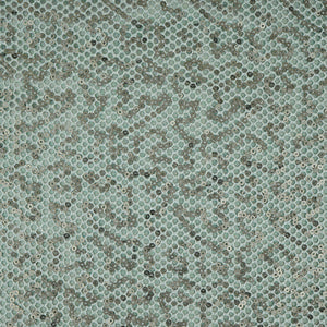 Sky Blue Sequins Embroidery Net Fabric LI-32179 - TradeUNO