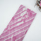 Magenta Pink With Cream Floral Print Georgette Fabric VP-32358