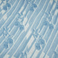 Blue With Cream Floral Print Georgette Fabric VP-32359