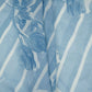 Blue With Cream Floral Print Georgette Fabric VP-32359