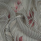 Maroon & Black Floral Print Georgette Fabric VP-32365