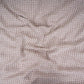 Brown With White Check Linen Jute Fabric RS-32302