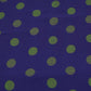 Blue With Green Polka Dot Modal Satin Fabric VP-32347