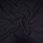 Black Solid Banana Crepe Fabric LIB-01