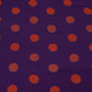 Purple With Orange Polka Dot Modal Satin Fabric VP-32351